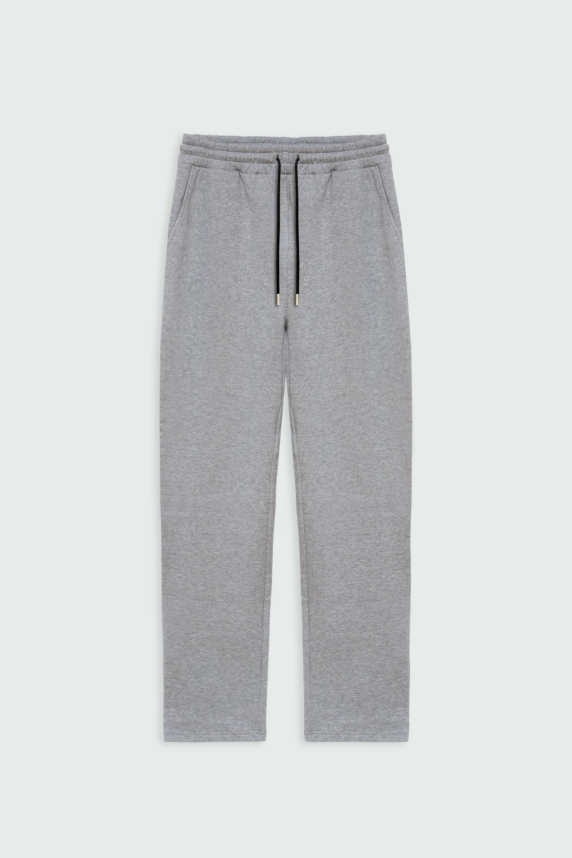 Fate Heavyweight Fleece Straight Leg Sweatpants - Heather Grey