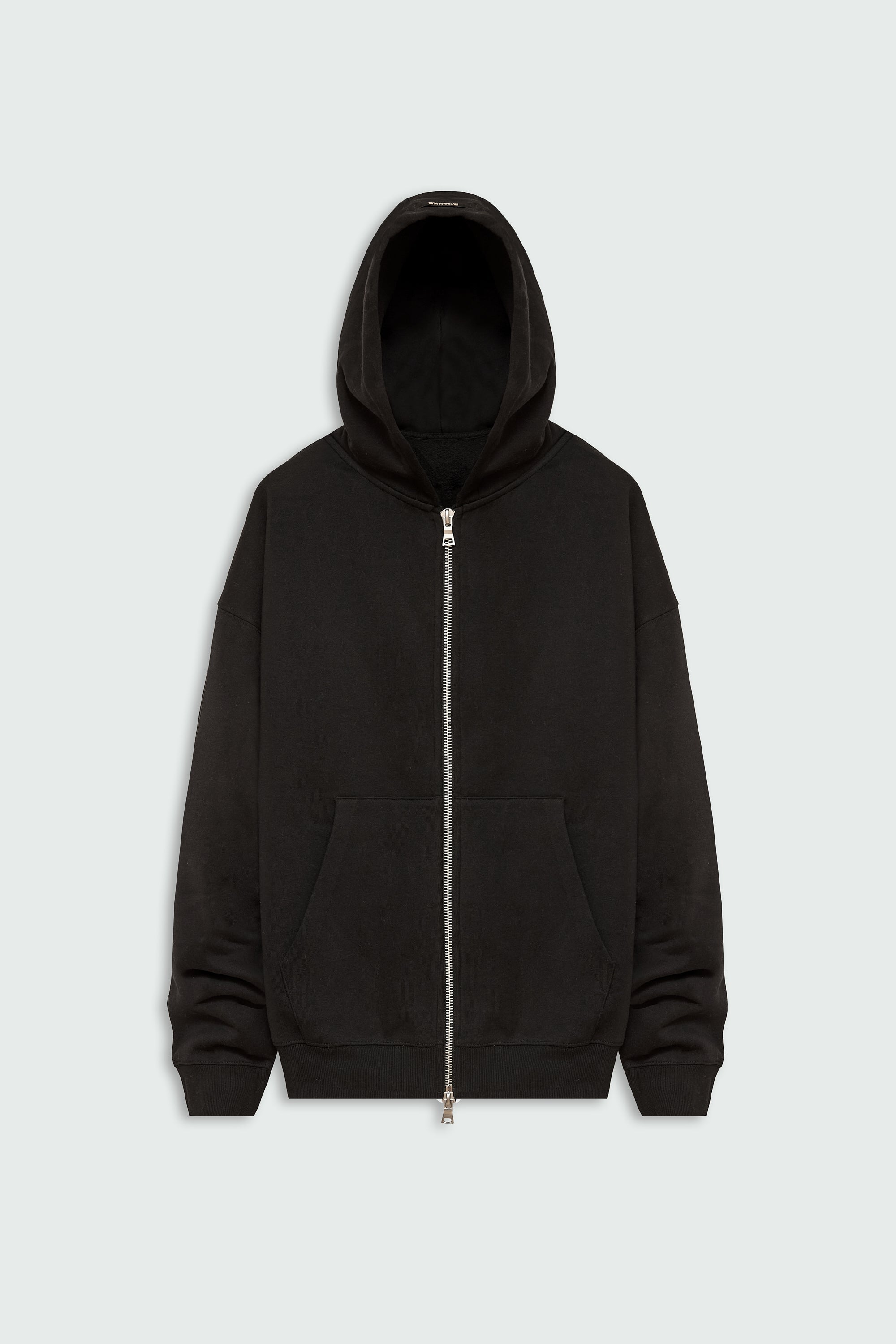 Fate Heavyweight Fleece Double Zip Hoodie - Black