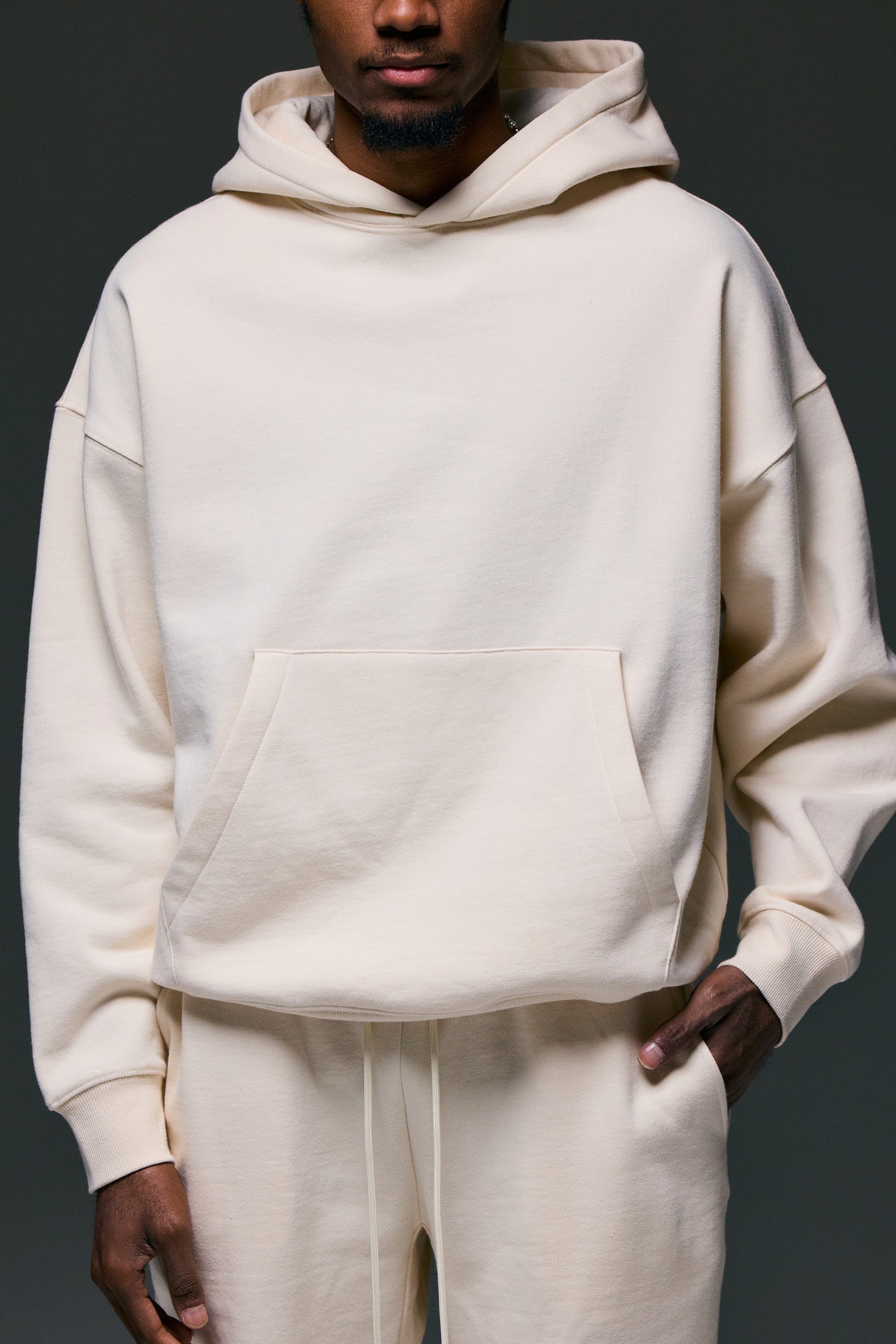 Fate Heavyweight Fleece Hoodie - Cream