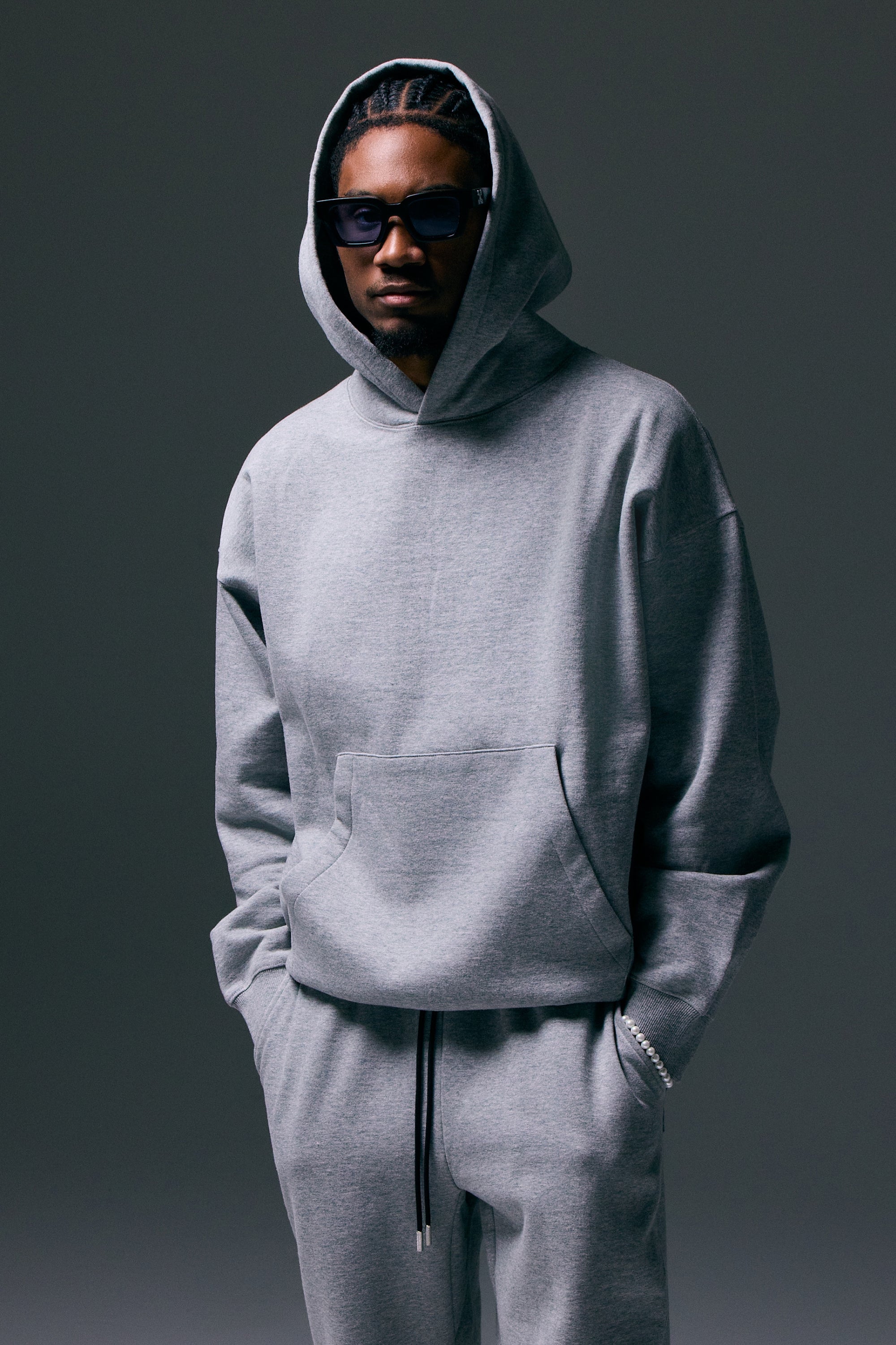 Fate Heavyweight Fleece Hoodie - Heather Grey