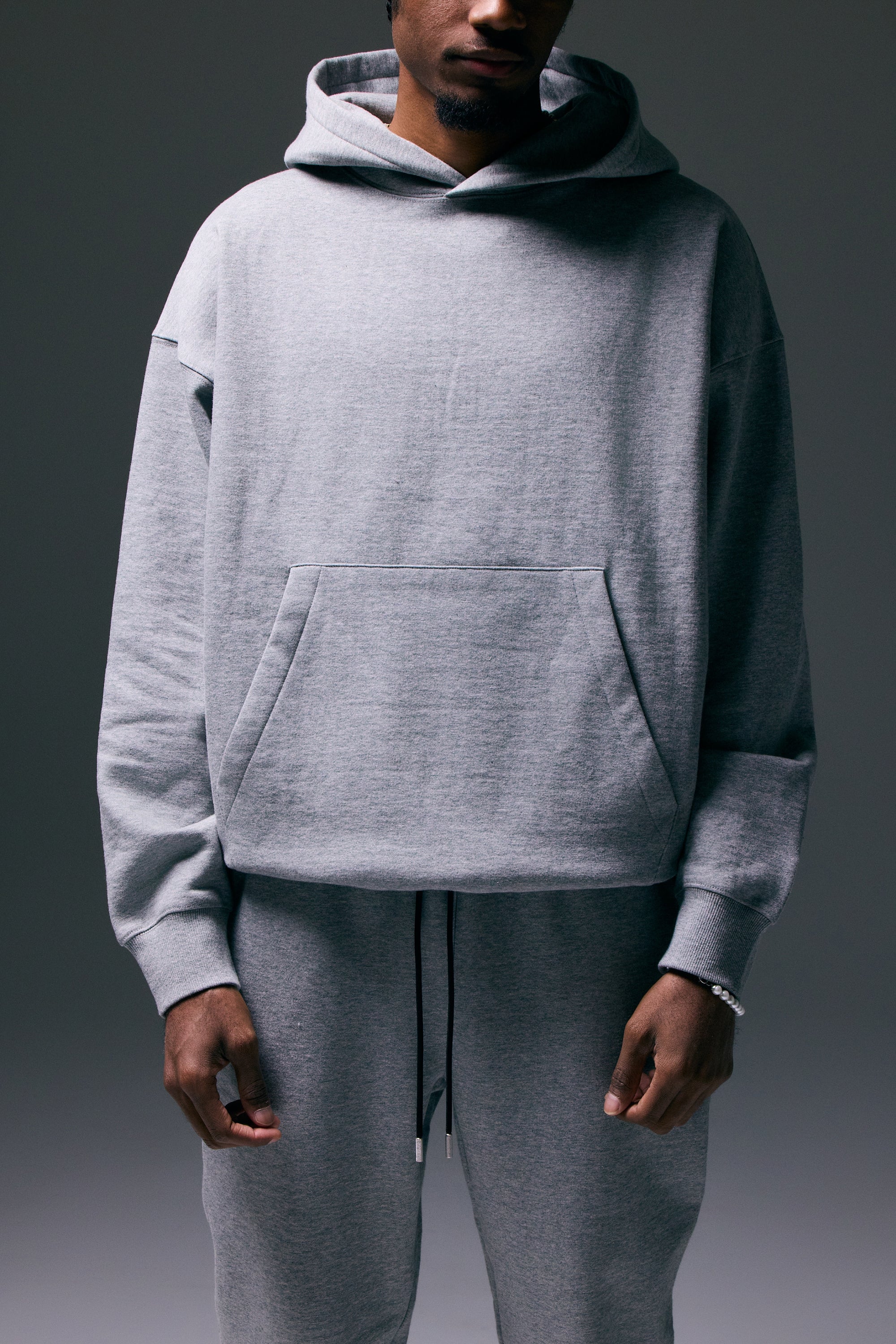 Fate Heavyweight Fleece Hoodie - Heather Grey