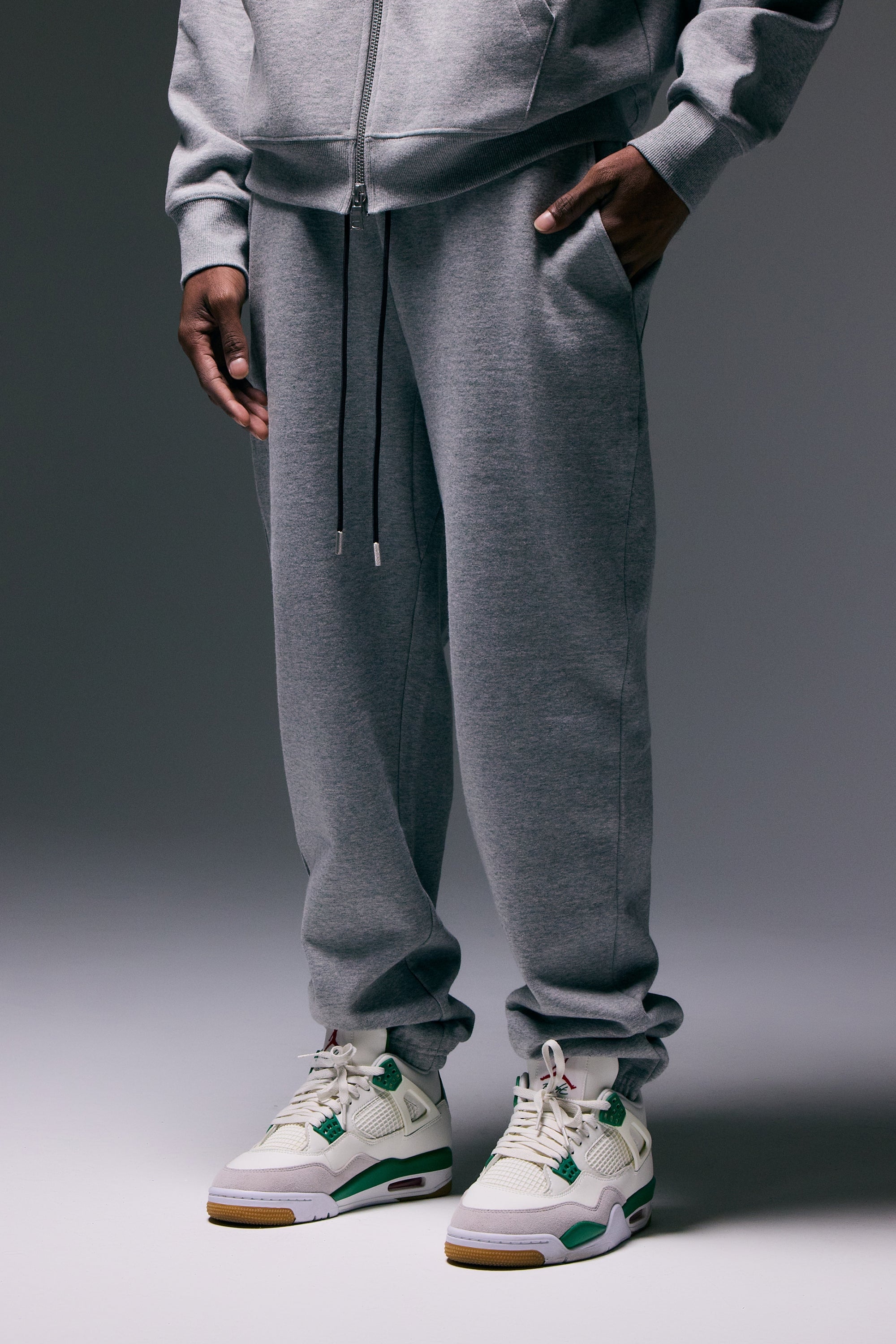 Fate Heavyweight Fleece Jogger - Heather Grey